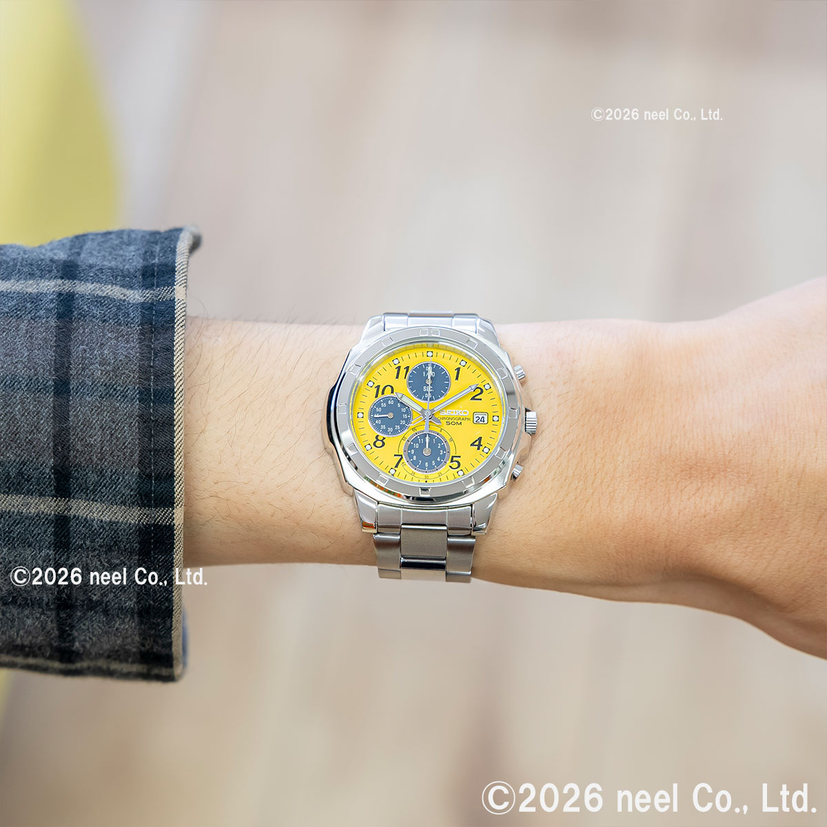 SEIKO（セイコー） 海外モデル 逆輸入 クロノグラフ SND409 : neel