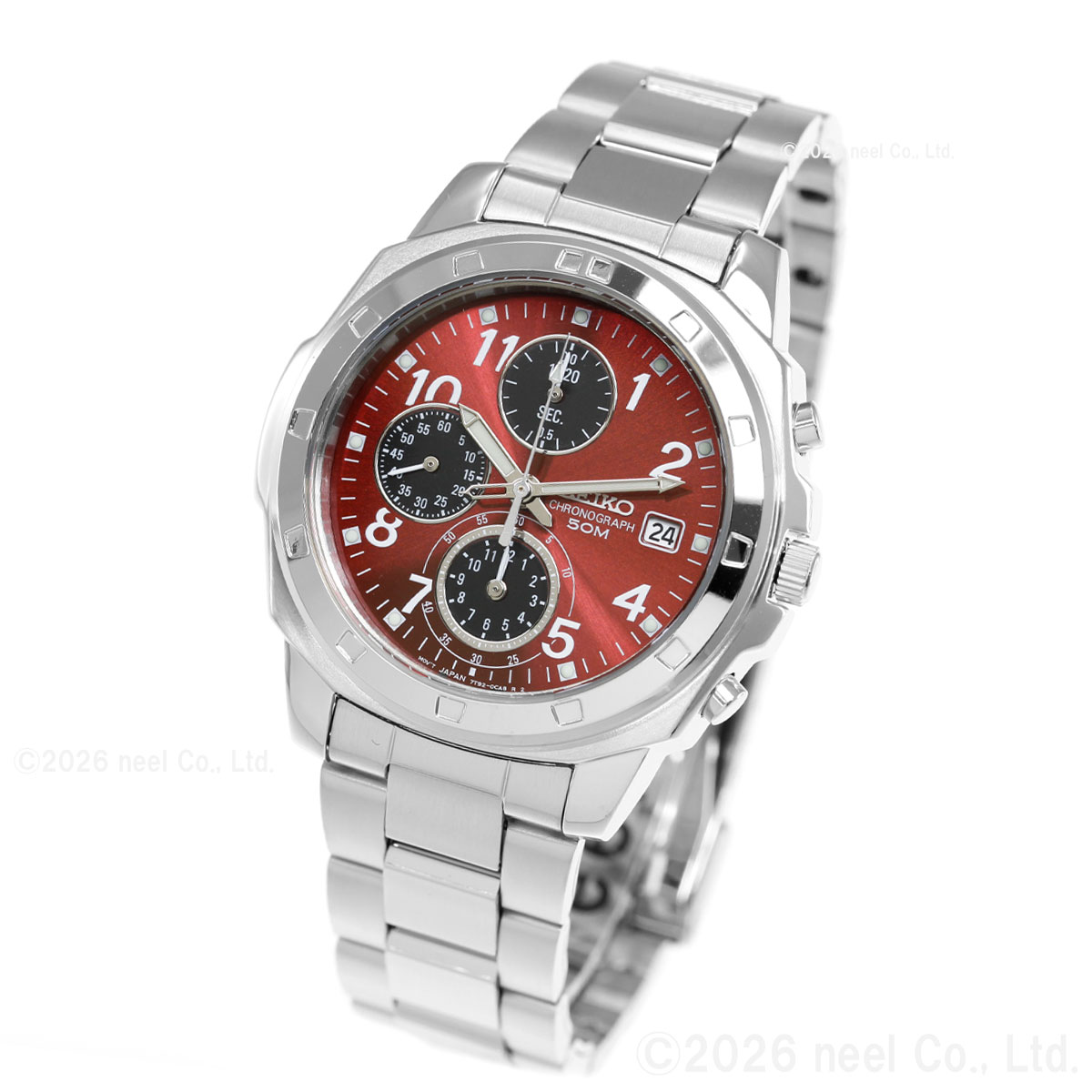 【極美品】SEIKO クロノグラフ クォーツ逆輸入 SND495 SEIKO（セイコー） 逆輸入 クロノグラフ SND495 : neel腕時計Yahoo!店