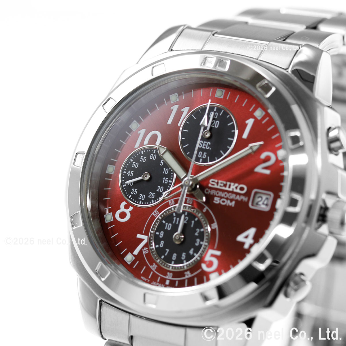 【極美品】SEIKO クロノグラフ クォーツ逆輸入 SND495 SEIKO（セイコー） 逆輸入 クロノグラフ SND495 : neel腕時計Yahoo!店