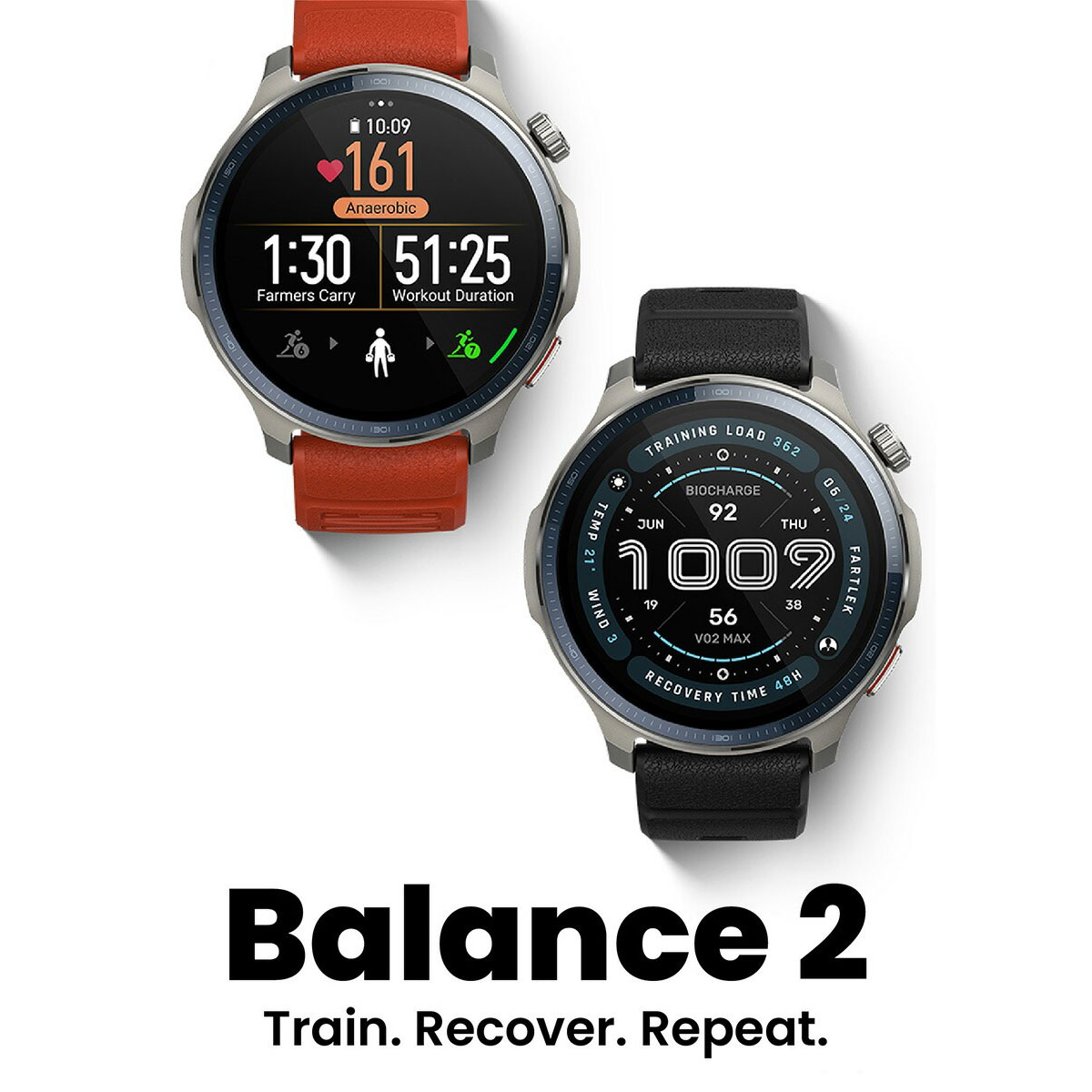 アマズフィット AMAZFIT スマートウォッチ Balance2 バランス2 腕時計 メンズ レディース SP170076-C01の画像