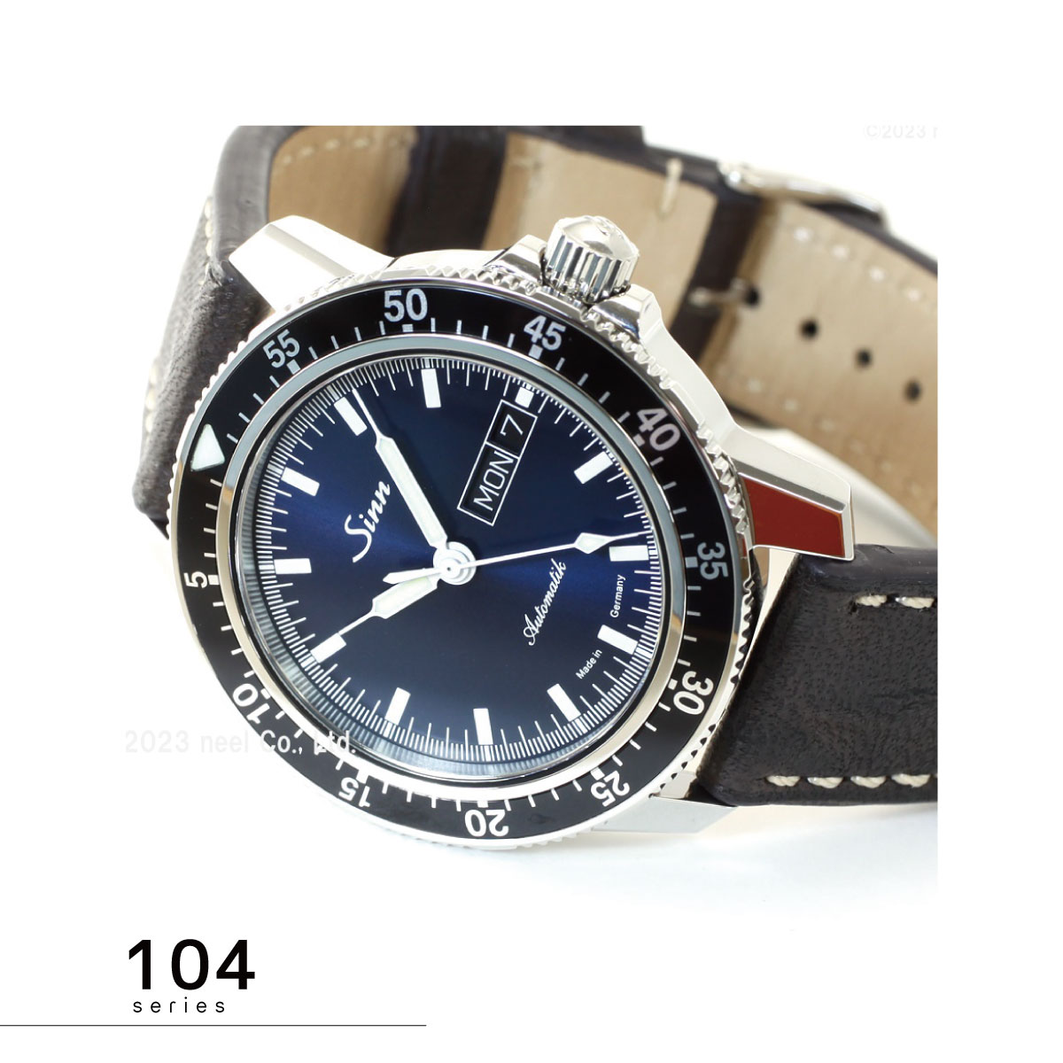 Sinn（ジン） （豪華おまけ有） 104.ST.SA.IB 自動巻 腕時計 メンズ