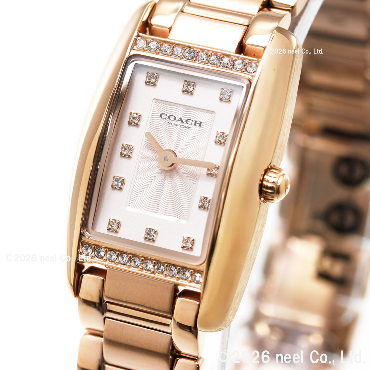 【新品】コーチ COACH 腕時計 レディース 14504589 リース REESE クォーツ 電池式 ピンクベージュxピンクゴールド アナログ表示 neel_14504589