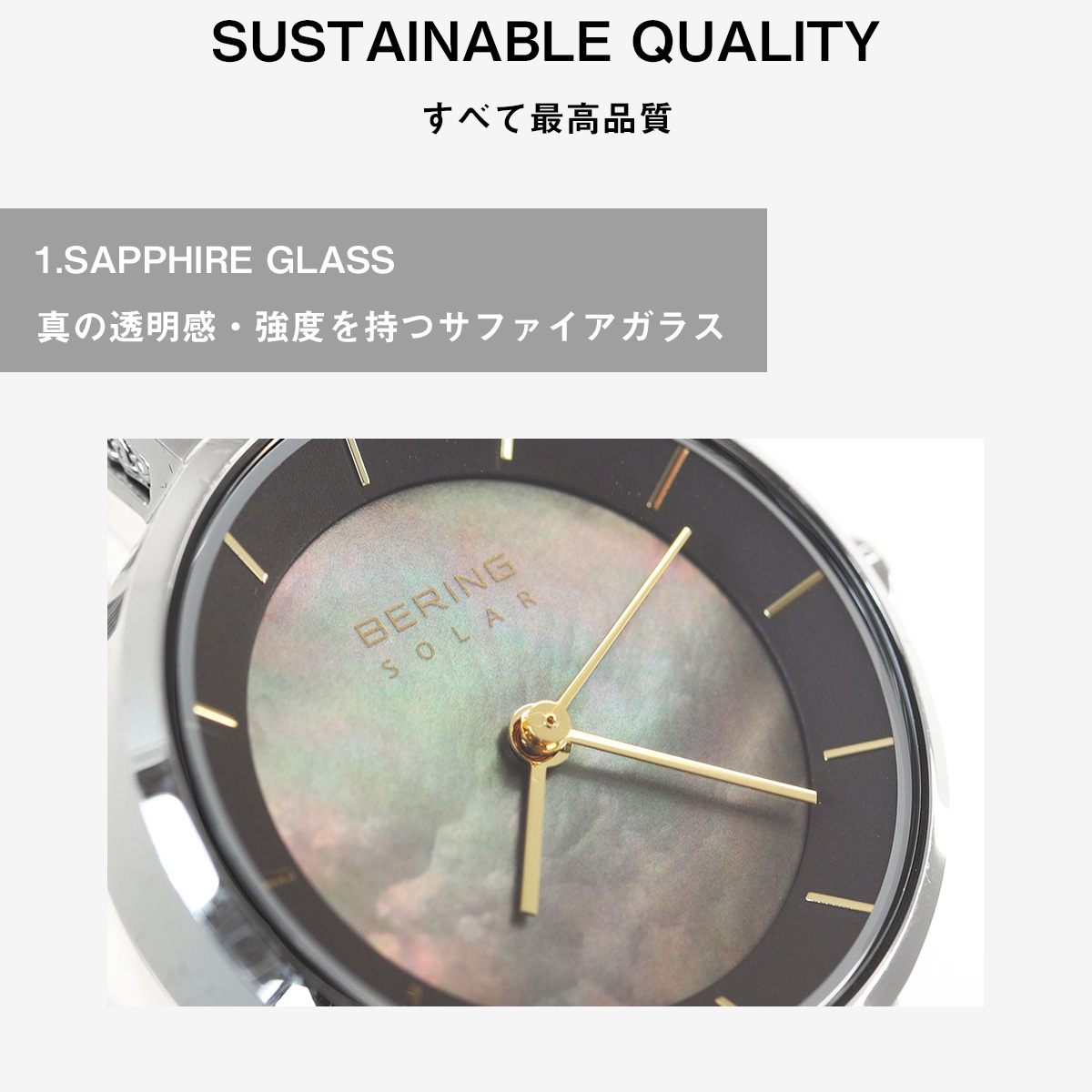 BERING ベーリング 日本限定モデル 14627-002 ソーラー 腕時計