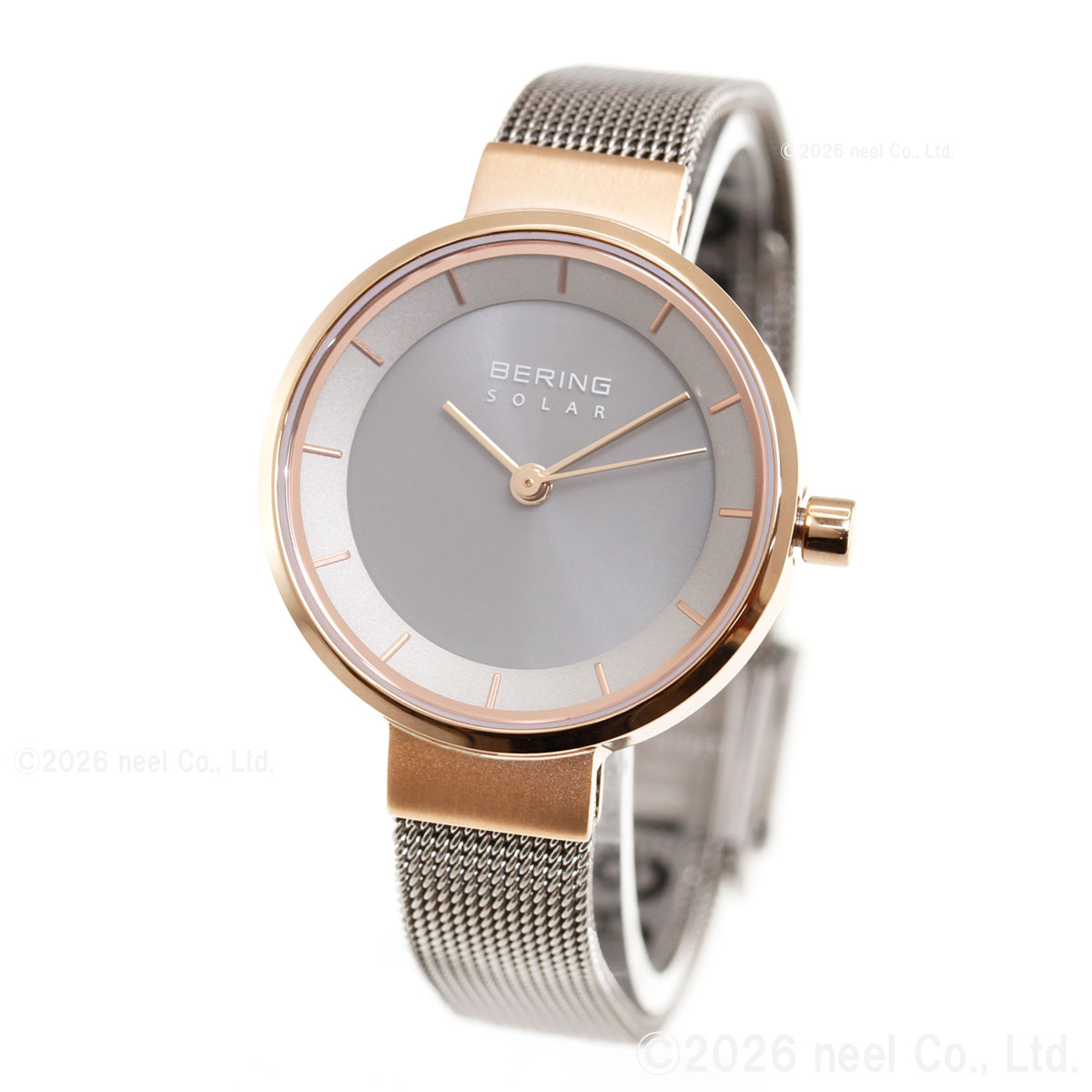 新品未使用　BERING 14627-369 超美品 BERING（ベーリング） ソーラー 腕時計 ペアモデル レディース BERING