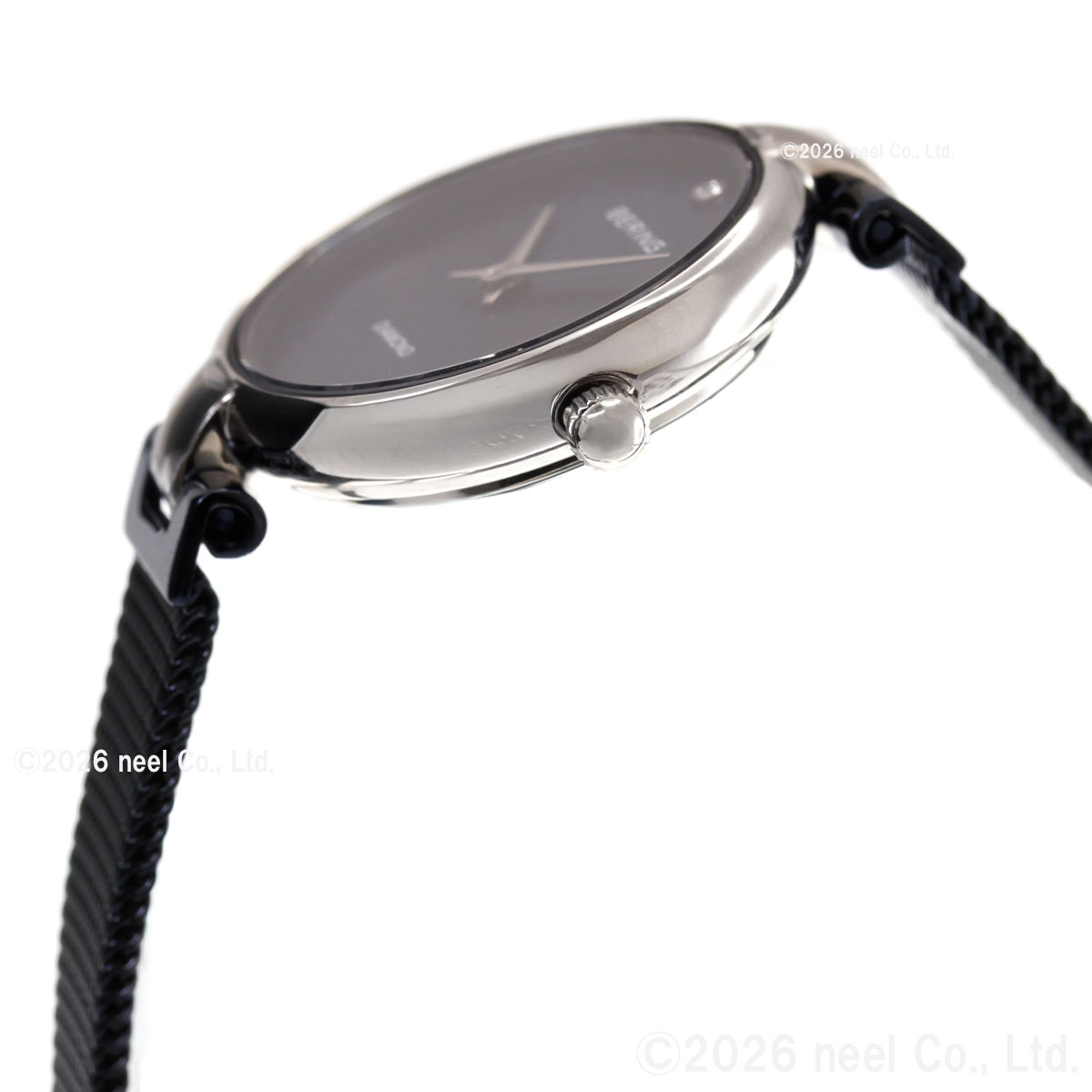 （ノベルティー付き）ベーリング BERING 腕時計 レディース クラシック ダイヤモンド ブルー 17724-307の画像
