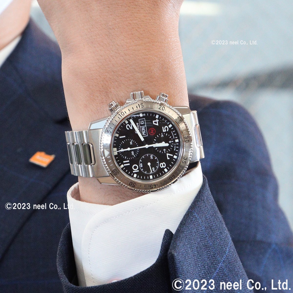 Sinn ジン 206.ST.AR 自動巻 腕時計 メンズ ダイバーズウォッチ クロノ 