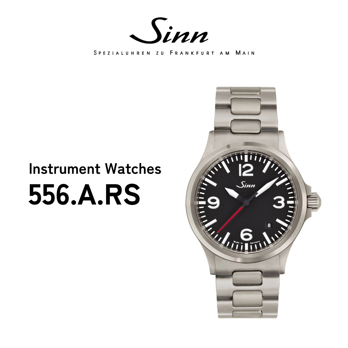 Sinn（ジン） （豪華おまけ有） 556.A.RS 自動巻 腕時計 メンズ インス