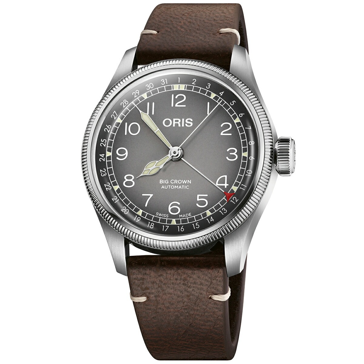 新品同様★ORIS/オリス★ビッグブラウン★01 754 7696 4061-07 8 20 30 ビッグクラウン★ポインターデイト BIG CROWN （豪華おまけ有） オリス ORIS ビッグクラウン ポインター