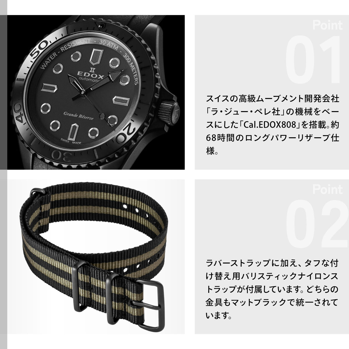 EDOX（エドックス） （ノベルティー付き）エドックス ネプチュニアン