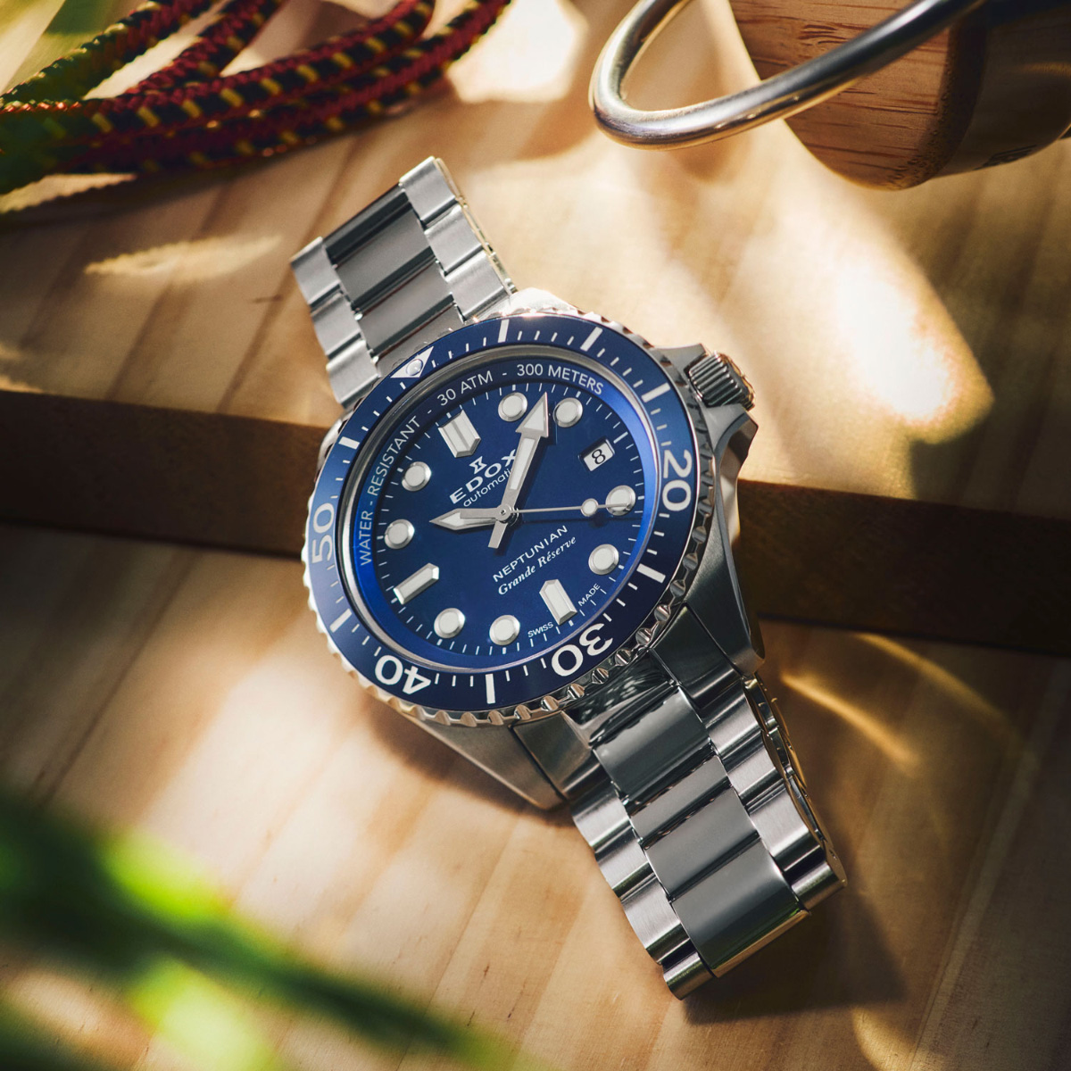 Elite キズだらけの TW-25 EDOX（エドックス） （ノベルティー付き）エドックス ネプチュニアン