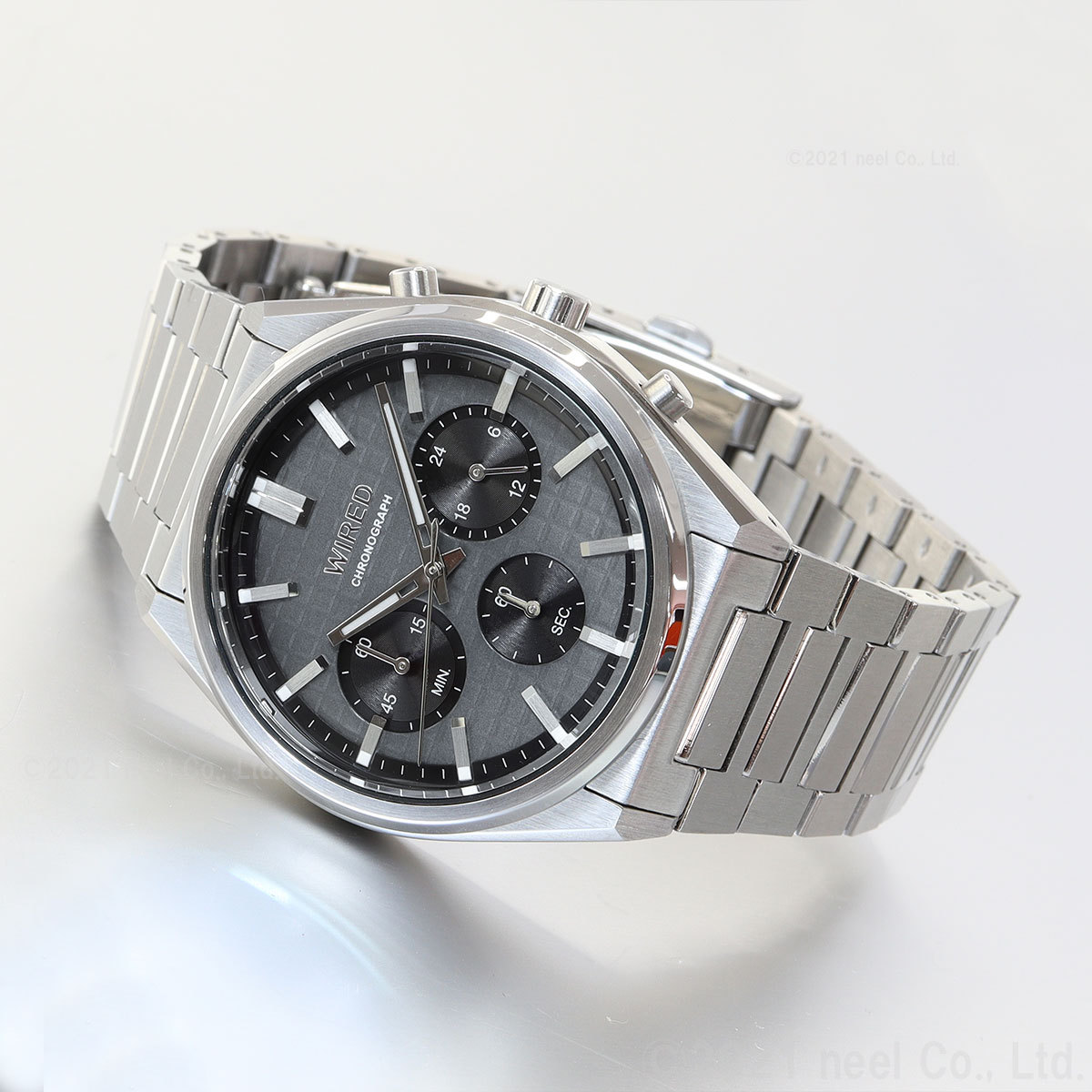腕時計、アクセサリー メンズ腕時計 ワイアード WIRED 腕時計 メンズ クロノグラフ リフレクション AGAT445 