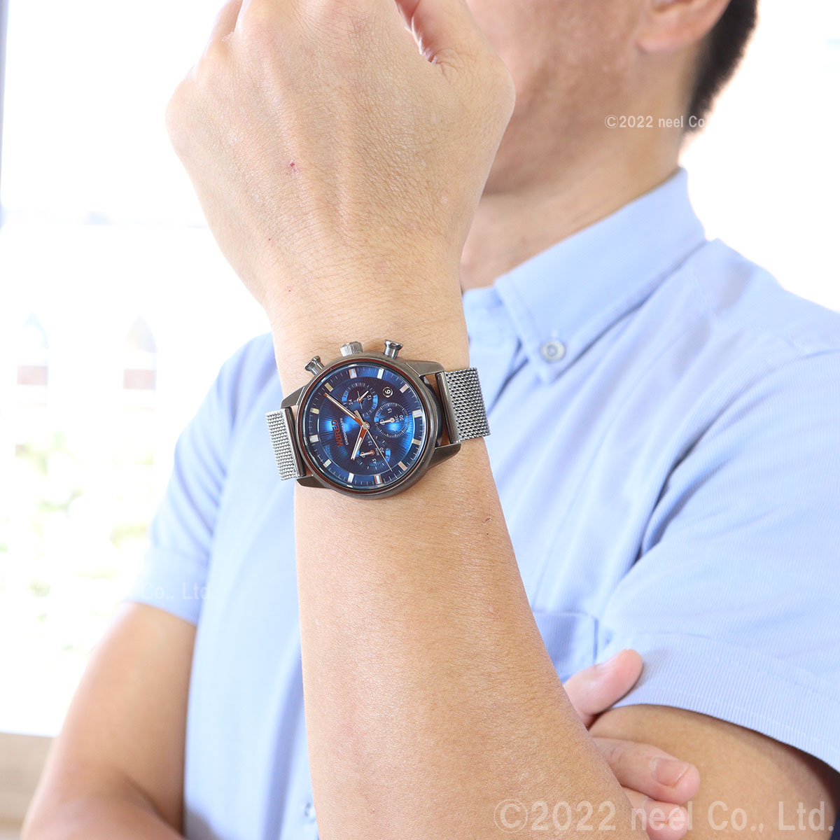 倍々+5倍！最大ポイント26倍！本日限定！ワイアード WIRED 腕時計 メンズ クロノグラフ TOKYO SORA AGAT453