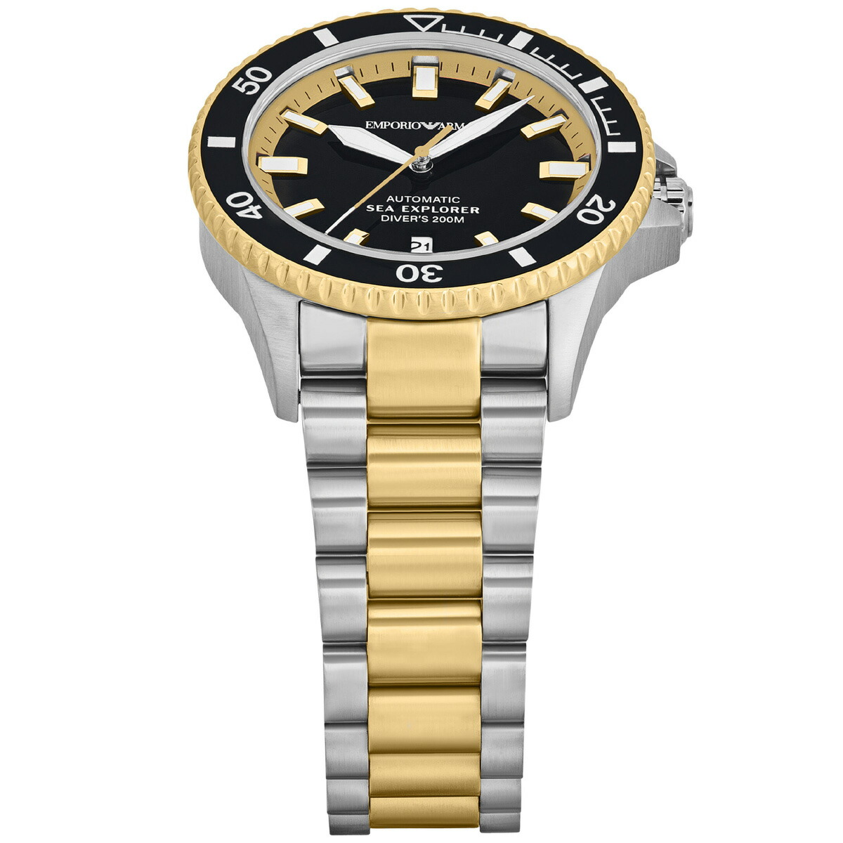 【稼働品】エンポリオアルマーニ クロノグラフ 腕時計 AR-1789 デイト EMPORIO ARMANI （ノベルティー付き）エンポリオアルマーニ 腕時計
