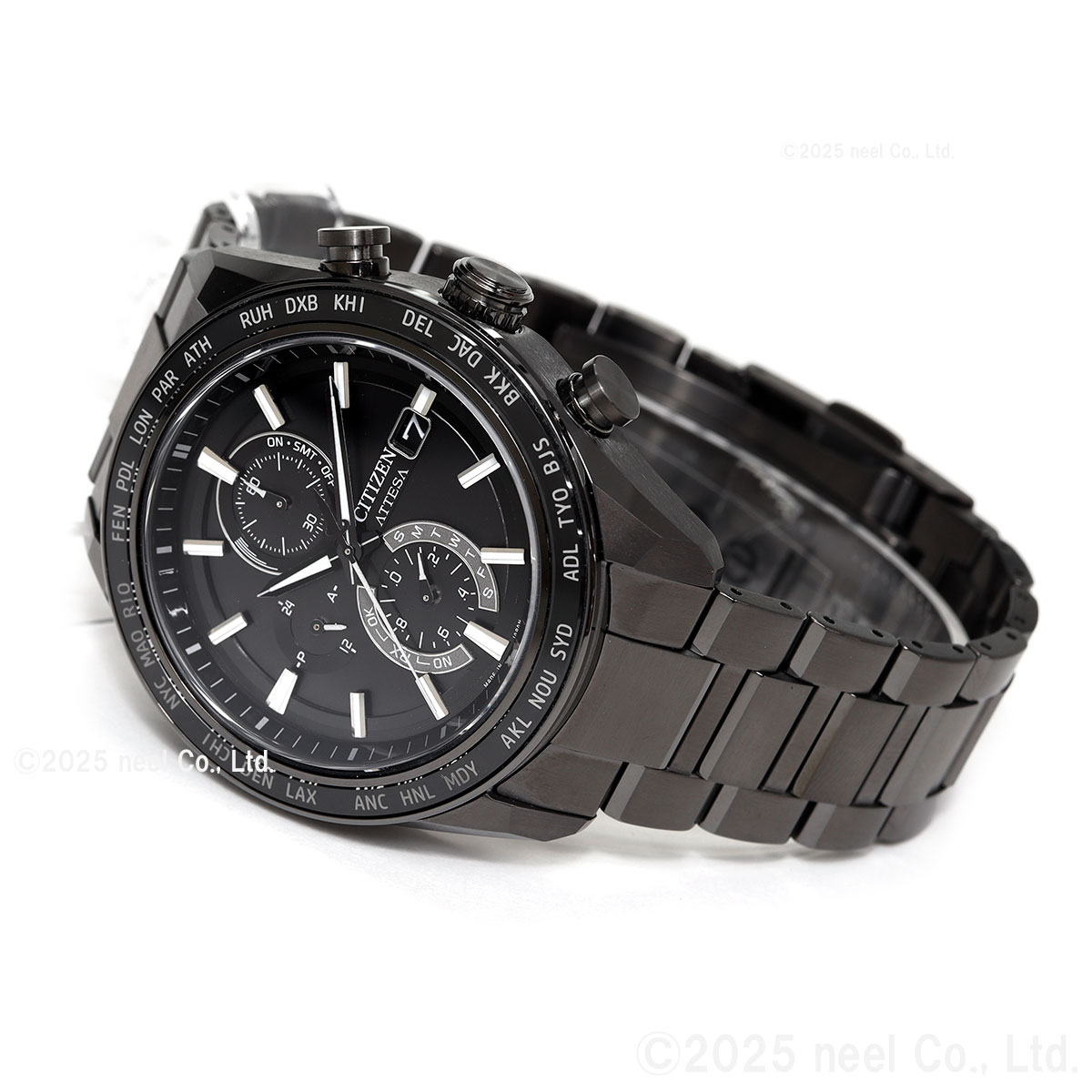 CITIZEN ATTESA ブラック腕時計 ブラックチタン™シリーズ｜【アテッサ / ATTESA】シチズン時計