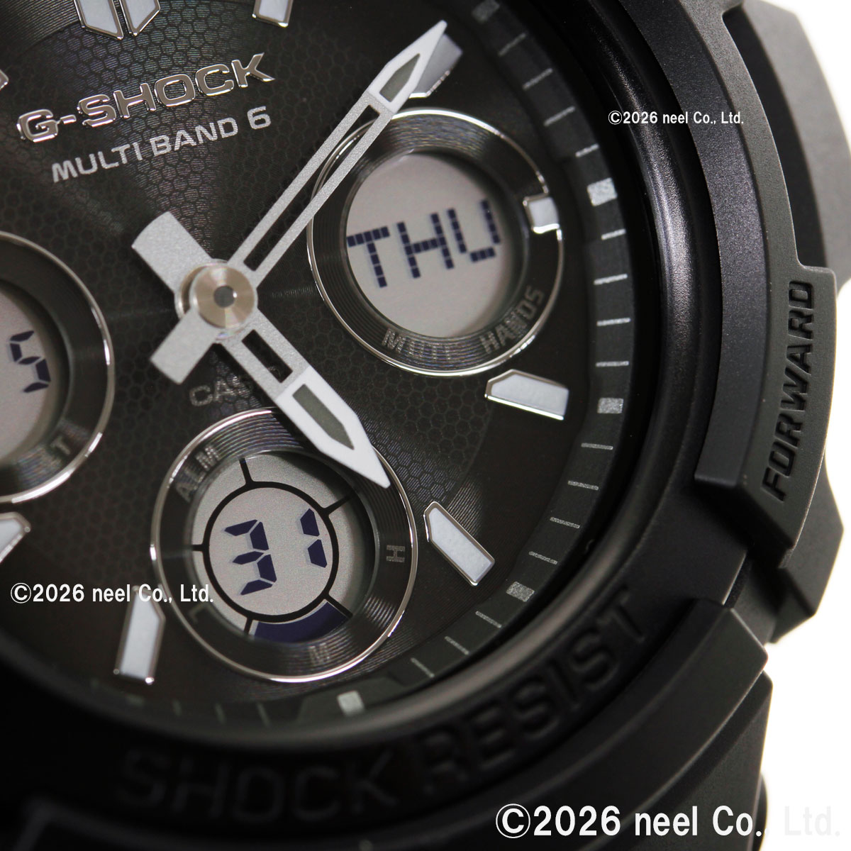 G-SHOCK （豪華おまけ有） Gショック 電波 ソーラー 腕時計 AWG-M100FP 