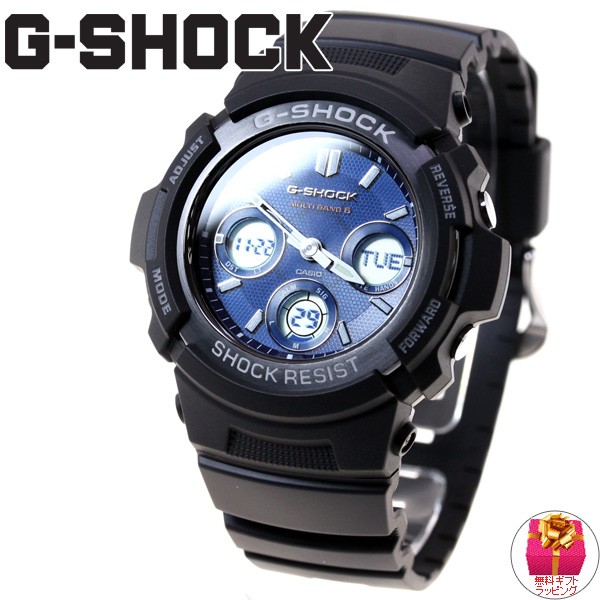 Gショック G-SHOCK 電波ソーラー 腕時計 メンズ 黒 ブラック AWG