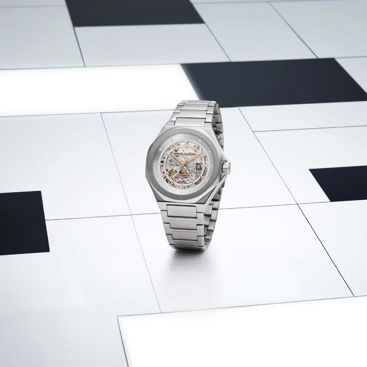 ARMANI EXCHANGE 腕時計 28mm シルバー ステンレス 人気 ARMANI EXCHANGE A|X アルマーニ エクスチェンジ 腕時計
