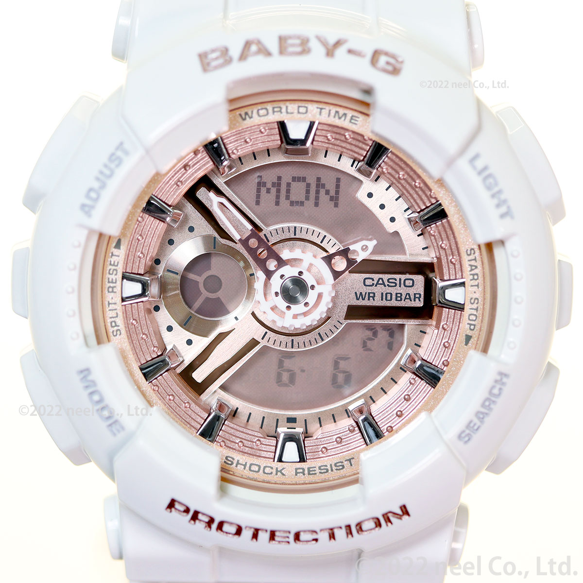 BABY-G ベビーG レディース 時計 カシオ babyg ホワイト 白 ピンク BA 