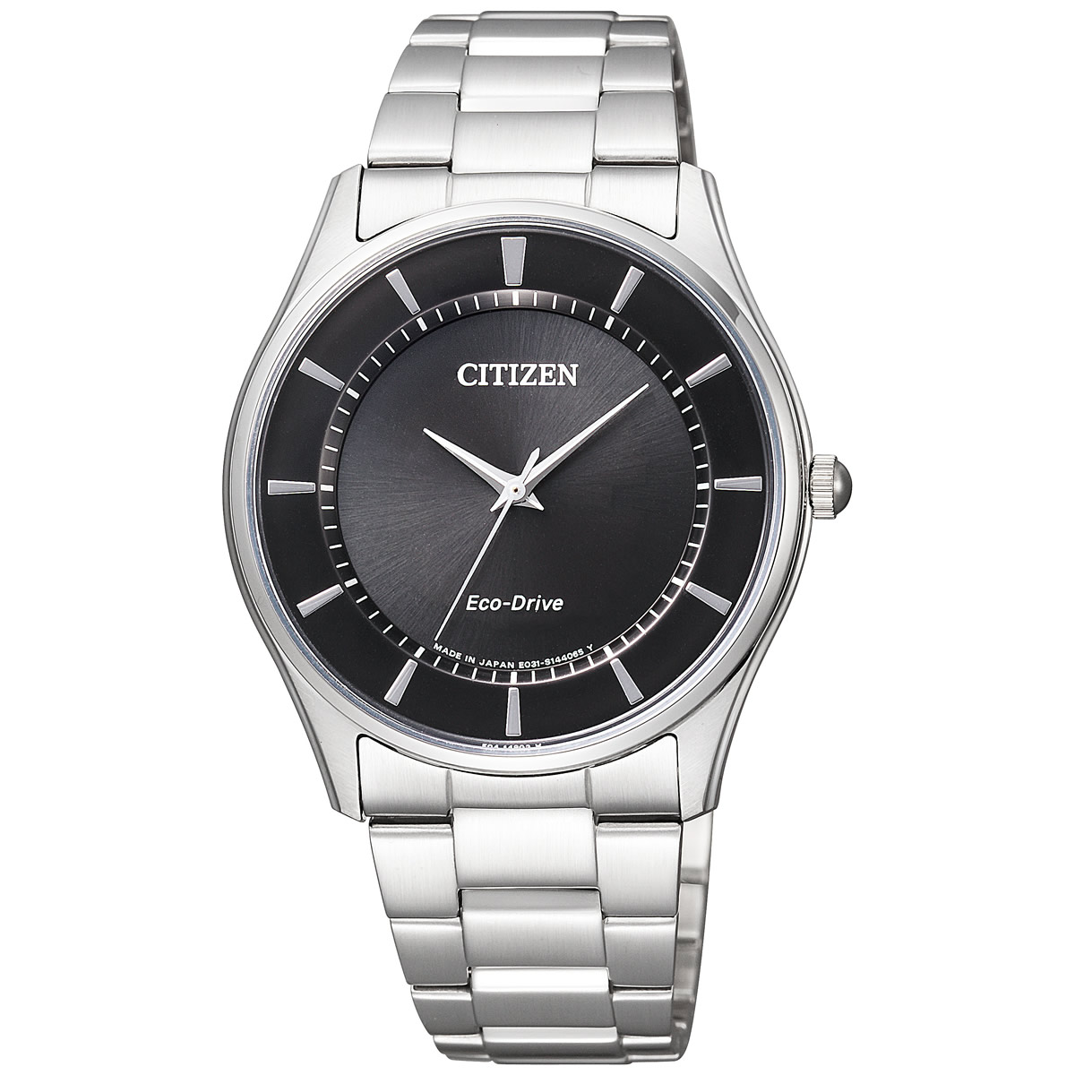 稼働美品 シチズン エコドライブ メンズ腕時計 BJ6480-51E ブラック CITIZEN COLLECTION シチズンコレクション エコドライブ 腕時計 メンズ