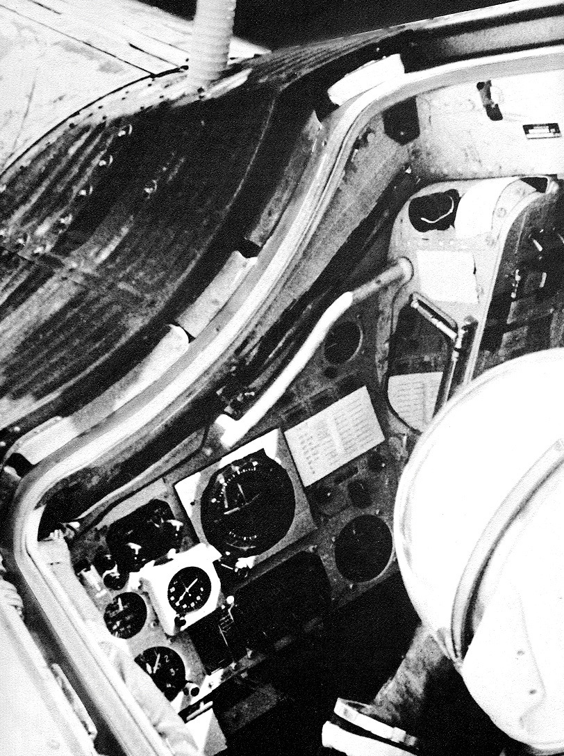 ジェミニ6号に取り付けられたブローバのパネルクロック
