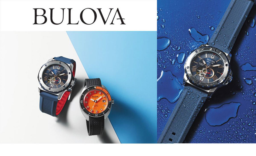 Marine Star ノベルティー付き！ブローバ BULOVA 腕時計 メンズ