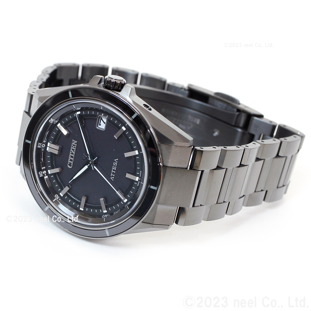 動作確認済　美品　シチズン　アテッサ　エコドライブ　電波　腕時計　 CB3035 楽天市場】【 2000円off お買い物マラソン クーポンあり