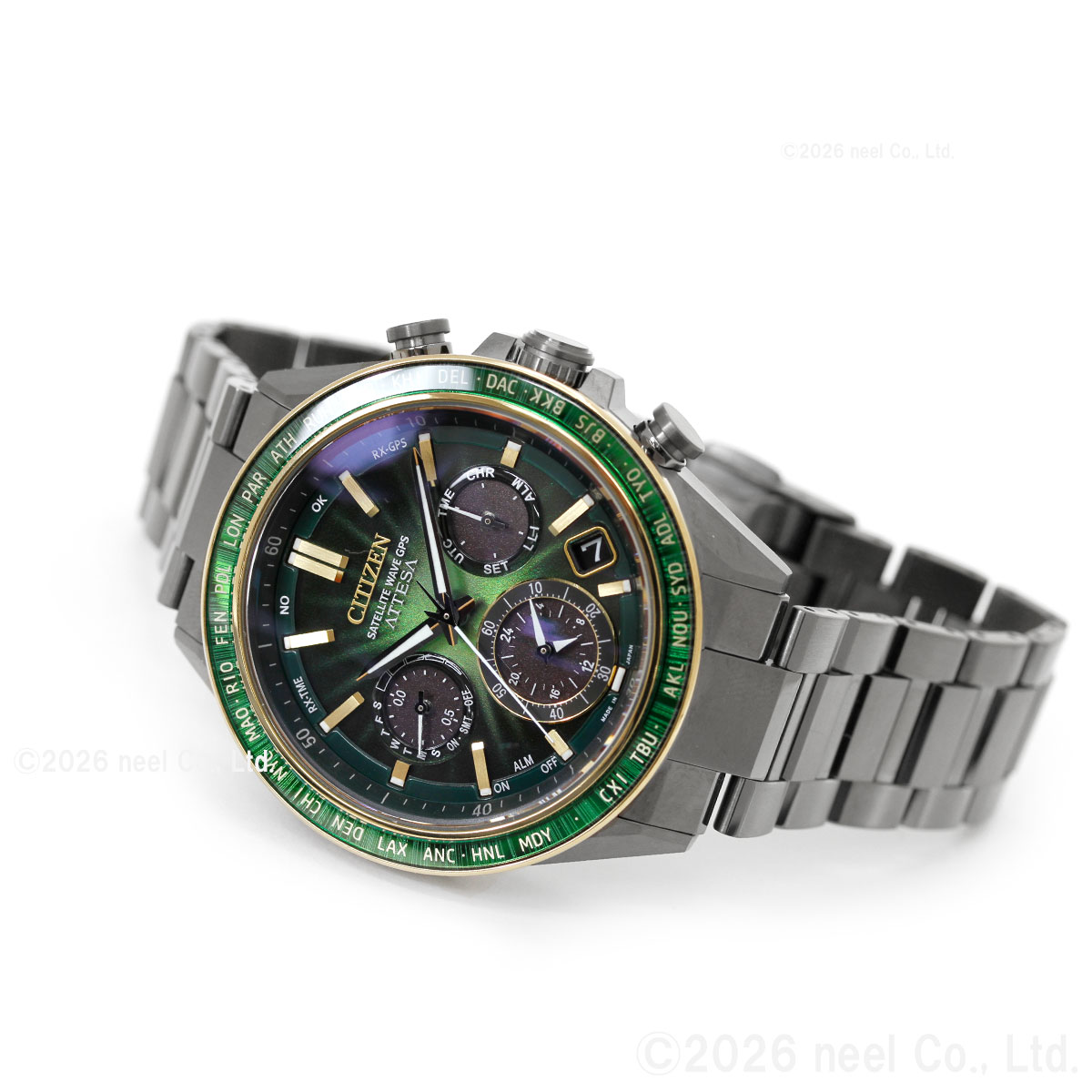 ACT Line シチズン アテッサ エコドライブ GPS衛星電波時計 Eco-Drive