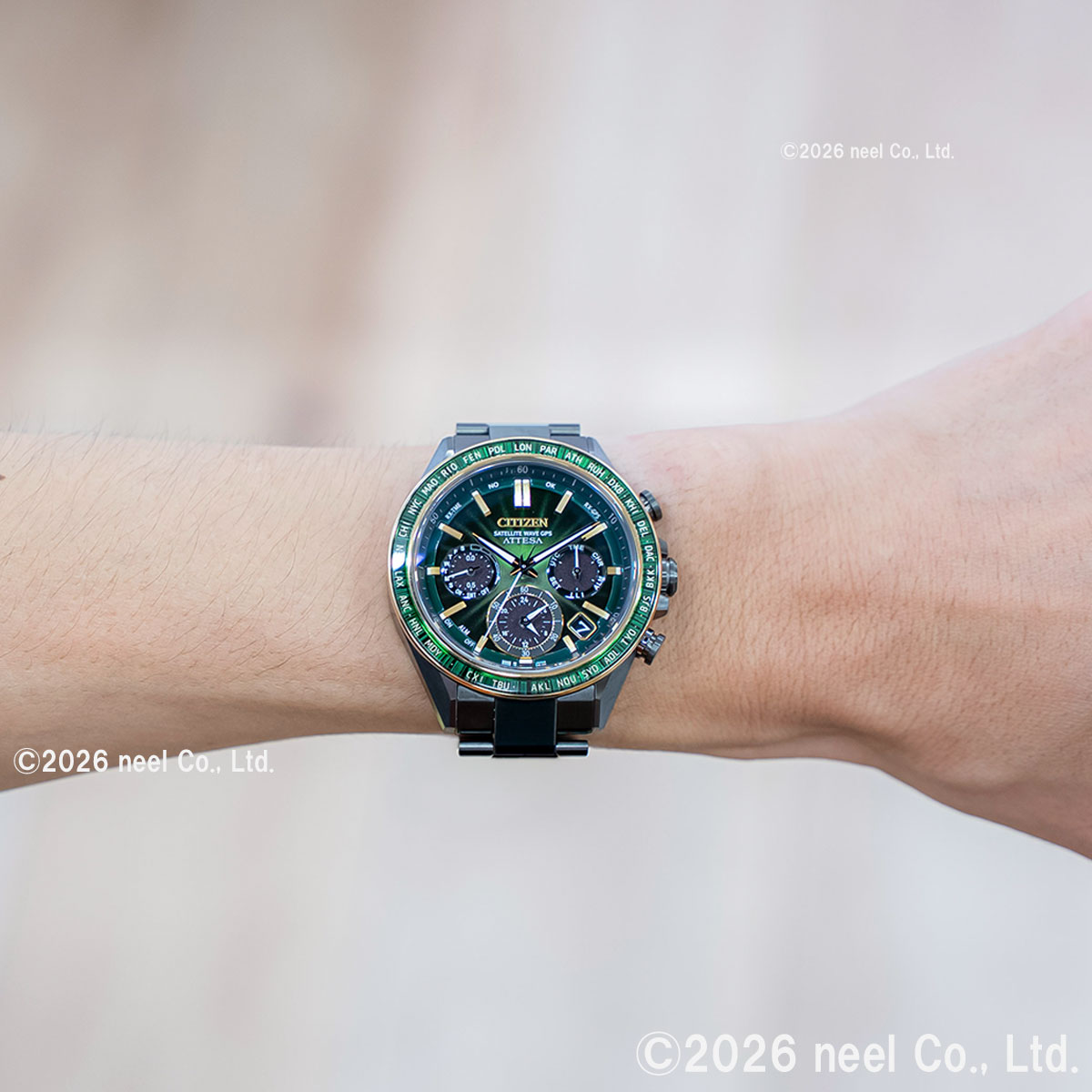 ACT Line シチズン アテッサ エコドライブ GPS衛星電波時計 Eco-Drive