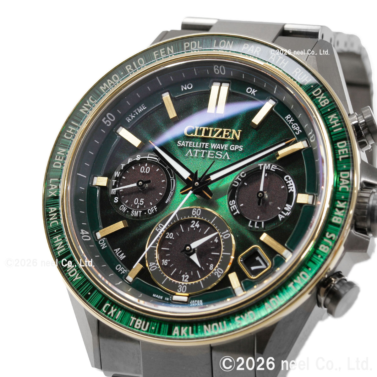 ACT Line シチズン アテッサ エコドライブ GPS衛星電波時計 Eco-Drive
