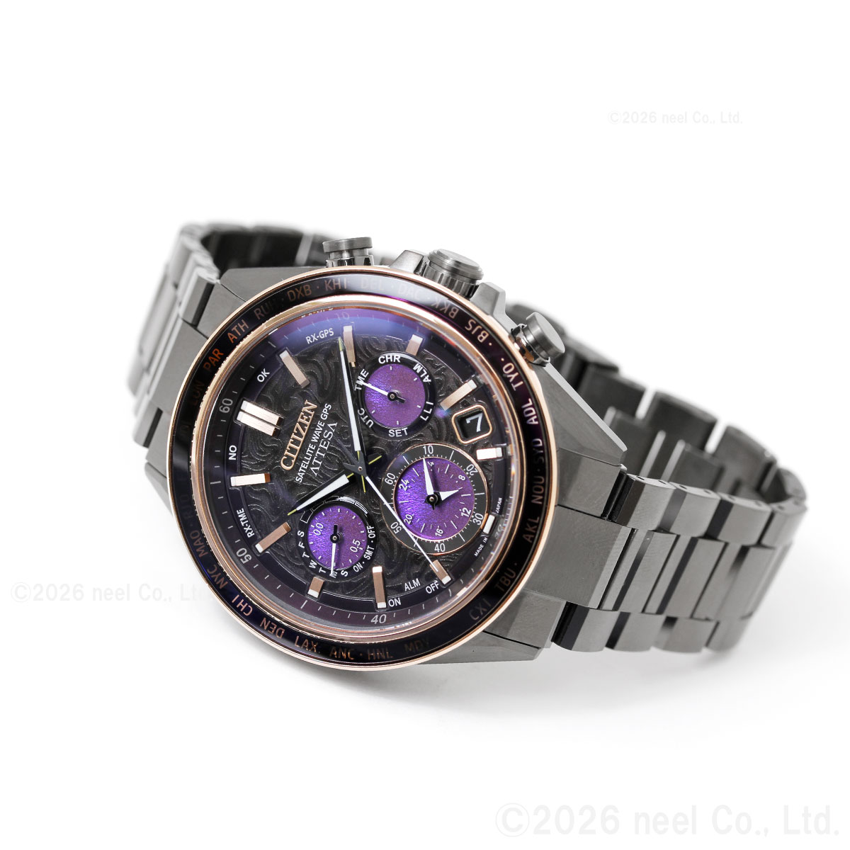 ACT Line シチズン アテッサ エコドライブ GPS衛星電波時計 Eco-Drive