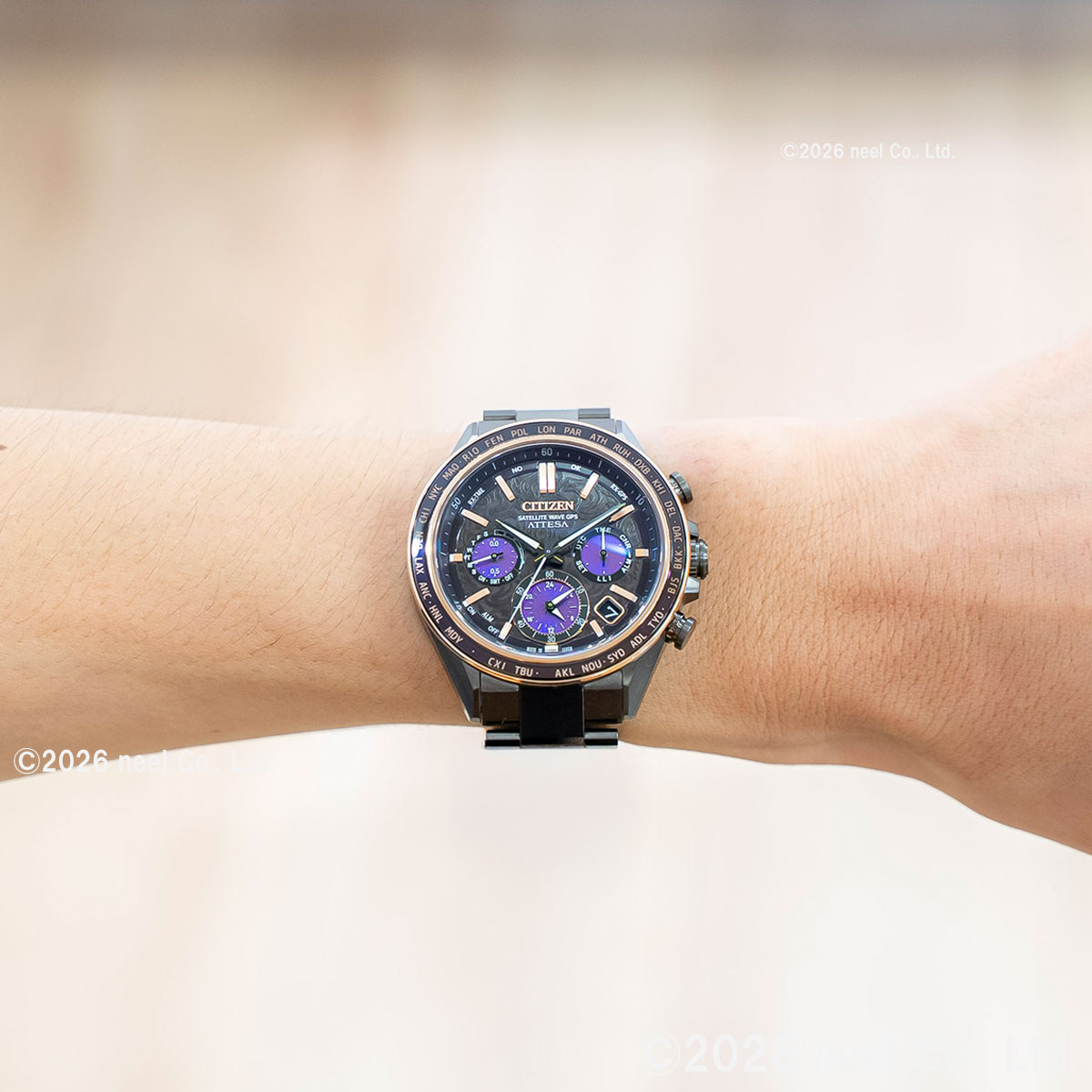 ACT Line シチズン アテッサ エコドライブ GPS衛星電波時計 Eco-Drive