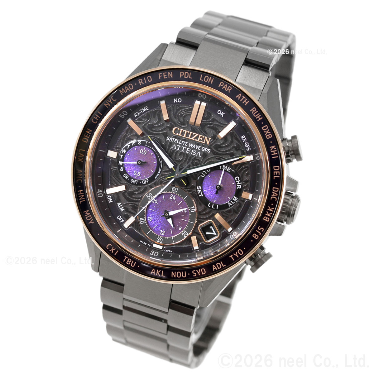 ACT Line シチズン アテッサ エコドライブ GPS衛星電波時計 Eco-Drive