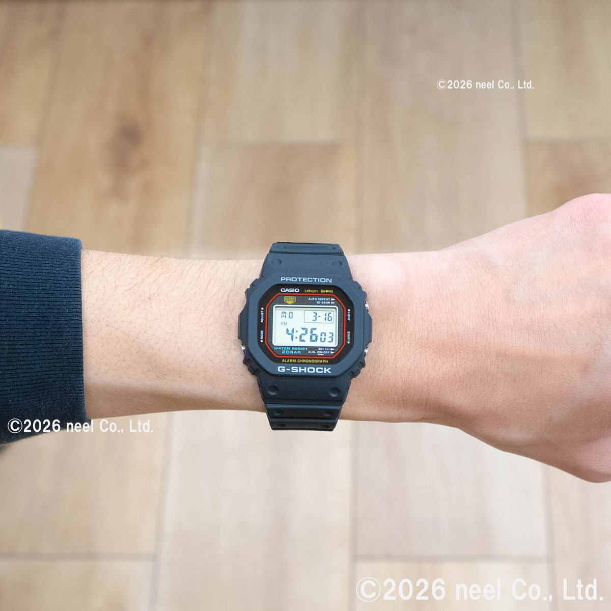 G-SHOCK Gショック デジタル 腕時計 メンズ DW-5000R-1AJF 初代G-SHOCK