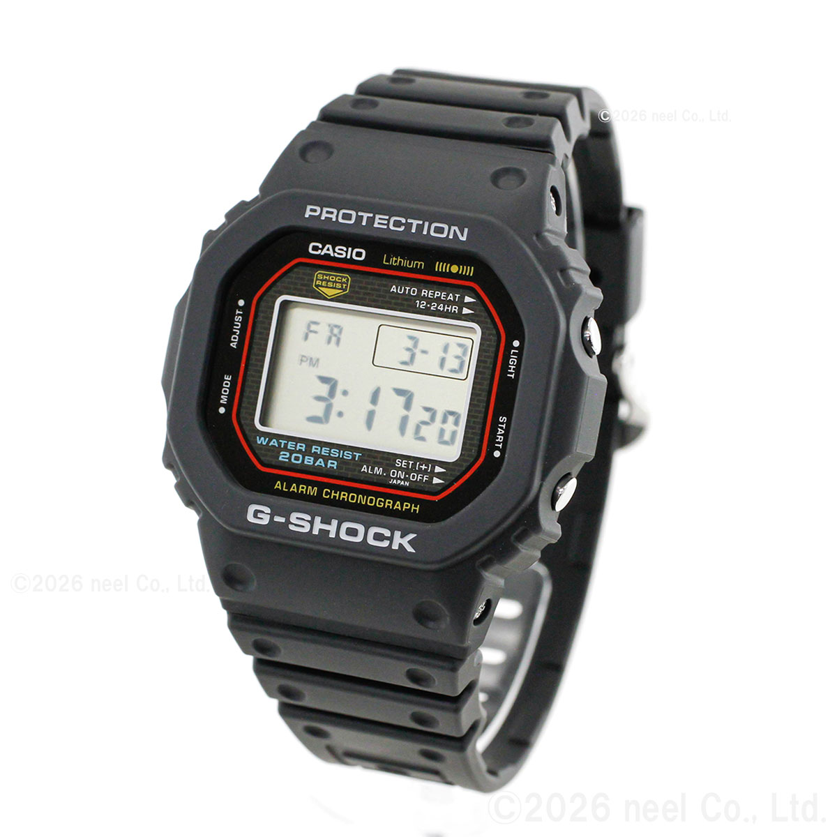 G-SHOCK Gショック デジタル 腕時計 メンズ DW-5000R-1AJF 初代G-SHOCK 