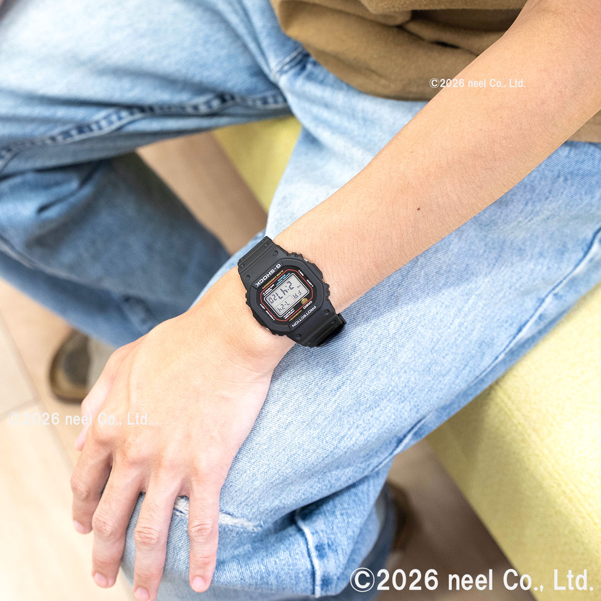 G-SHOCK Gショック 腕時計 DW-5600RL-1JF 初代G-SHOCK ブランドカラー