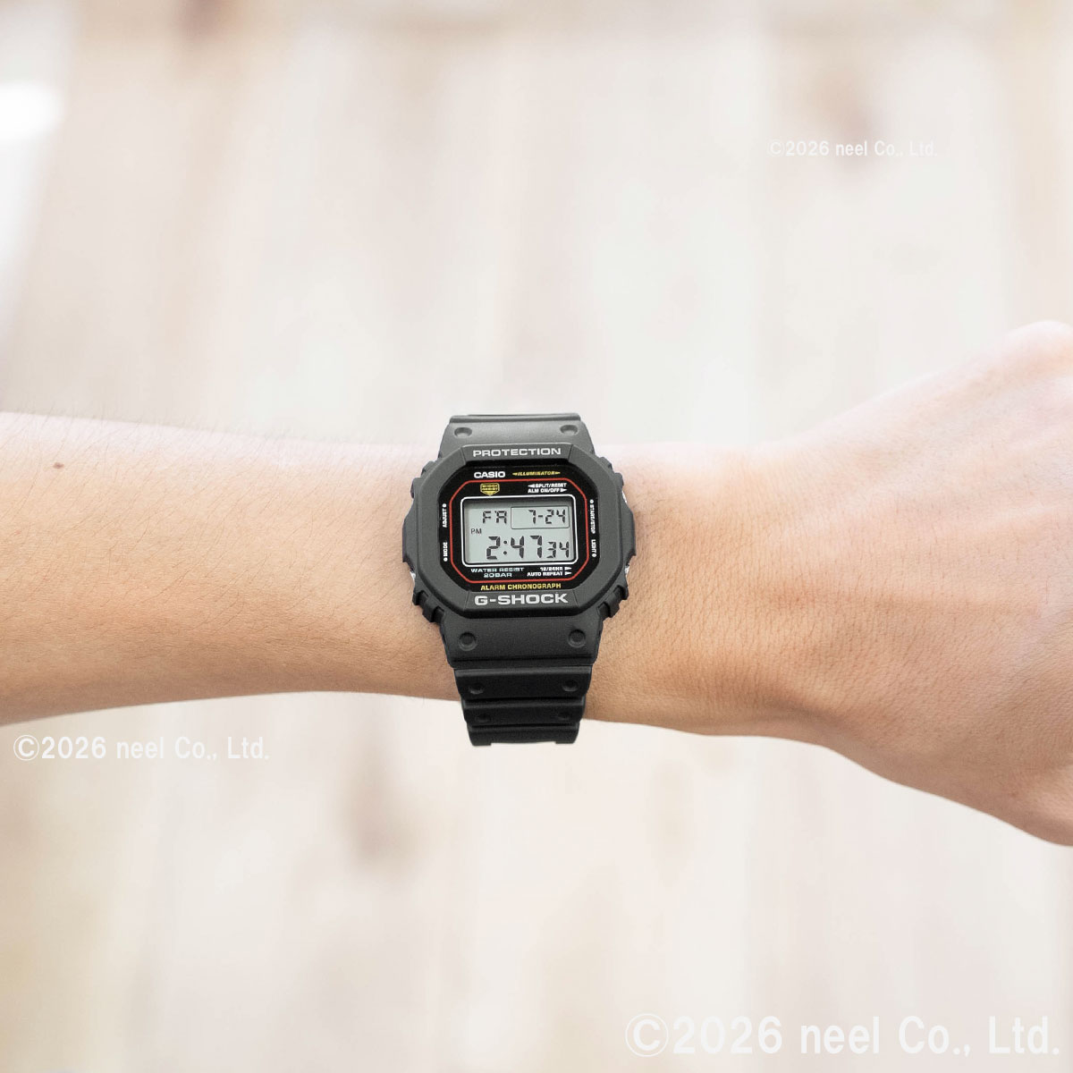 G-SHOCK Gショック 腕時計 DW-5600RL-1JF 初代G-SHOCK ブランドカラー