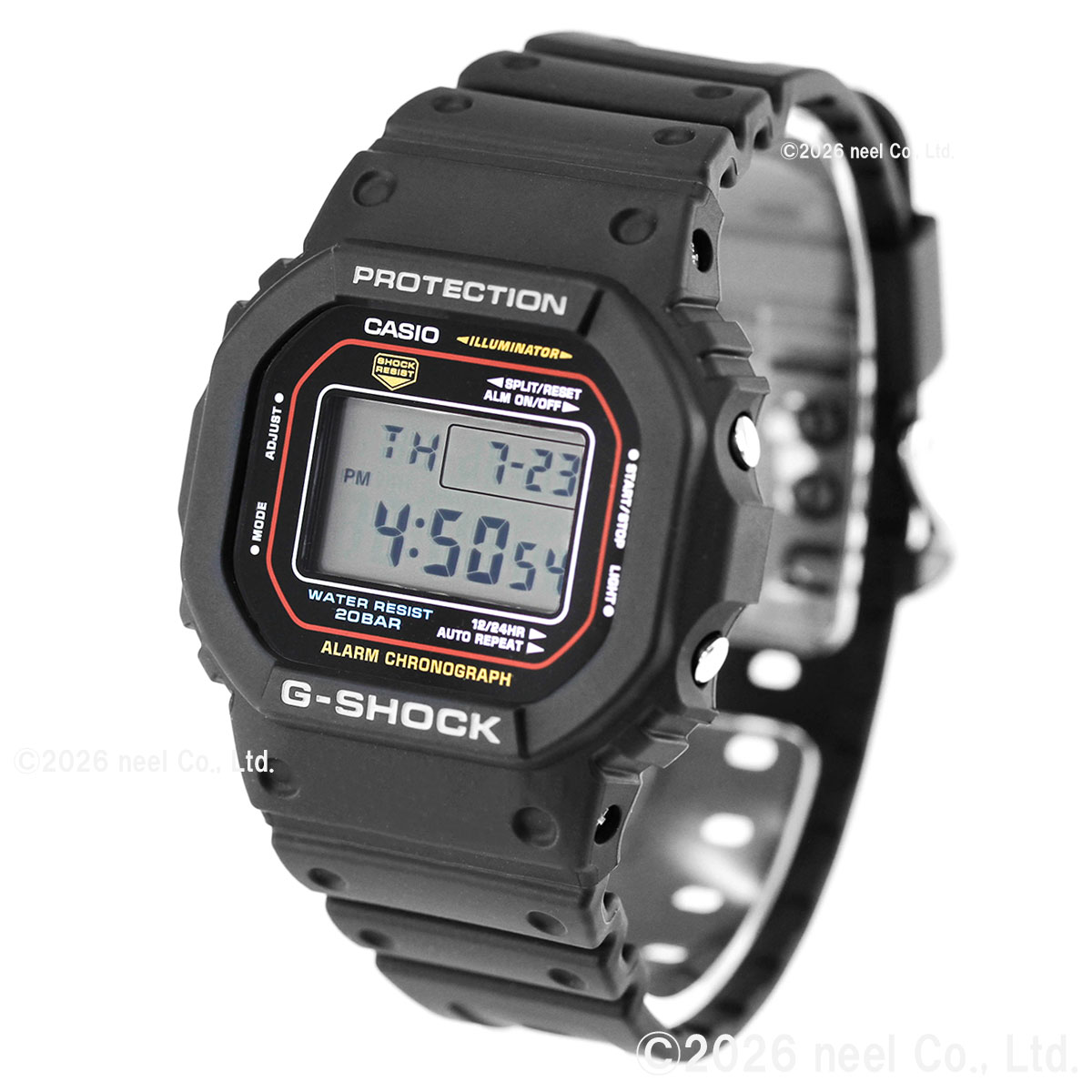 G-SHOCK Gショック 腕時計 DW-5600RL-1JF 初代G-SHOCK ブランドカラー