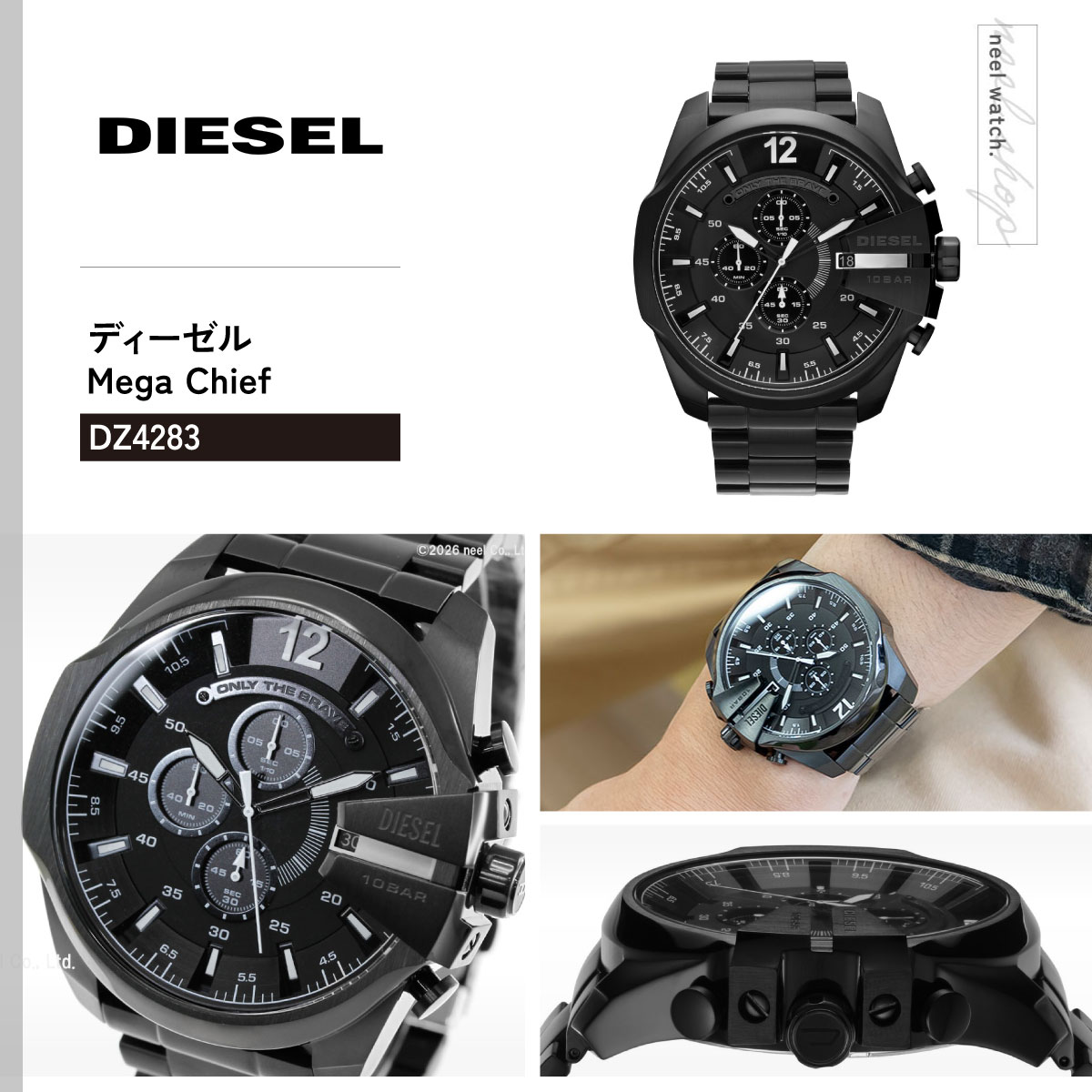 DIESEL（ディーゼル） 腕時計 メンズ クロノグラフ ステンレス DZ4283