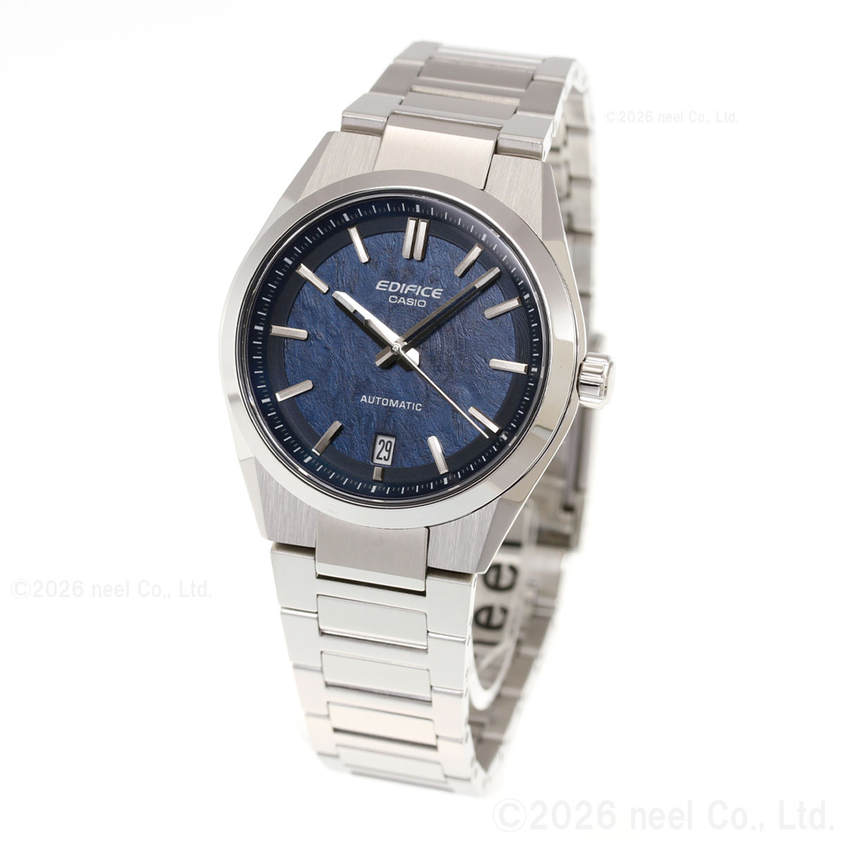 EDIFICE（CASIO） （保護フィルム付き）カシオ エディフィス 自動巻き 