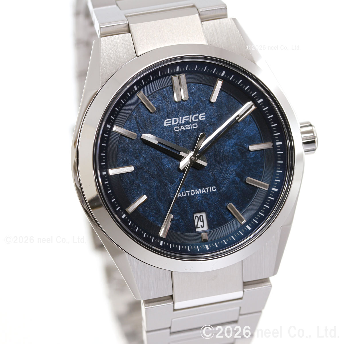 EDIFICE（CASIO） （保護フィルム付き）カシオ エディフィス 自動巻き