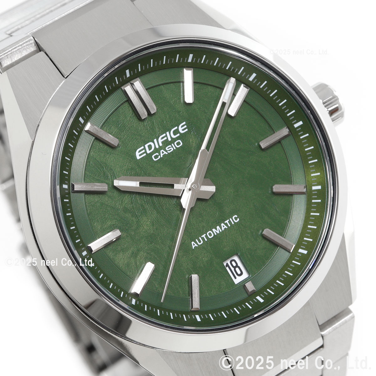 EDIFICE（CASIO） （保護フィルム付き）カシオ エディフィス 自動巻き 