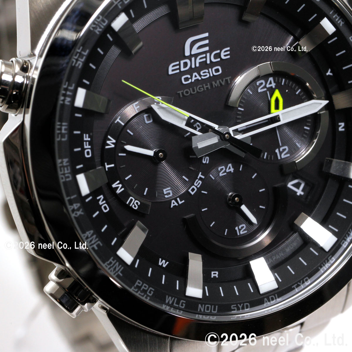 EDIFICE（CASIO） カシオ エディフィス 電波ソーラー 腕時計 メンズ