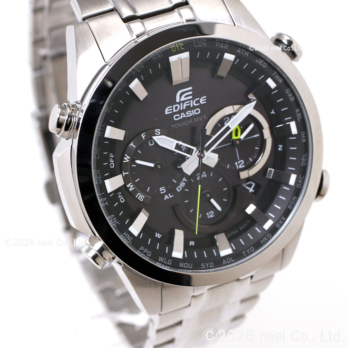 EDIFICE（CASIO） カシオ エディフィス 電波ソーラー 腕時計 メンズ