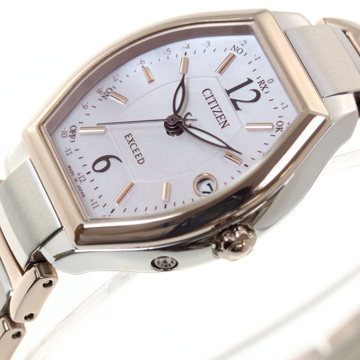 新品・未使用品　CITIZEN エクシード エコ・ドライブ 電波時計 レディース EXCEED(CITIZEN) （豪華おまけ有） シチズン エクシード エコ