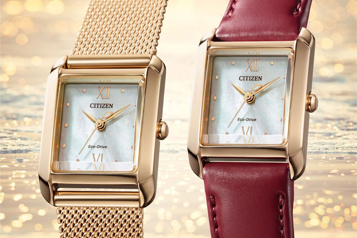CITIZEN L シチズン エル レディース スクエアシェイプ エコ