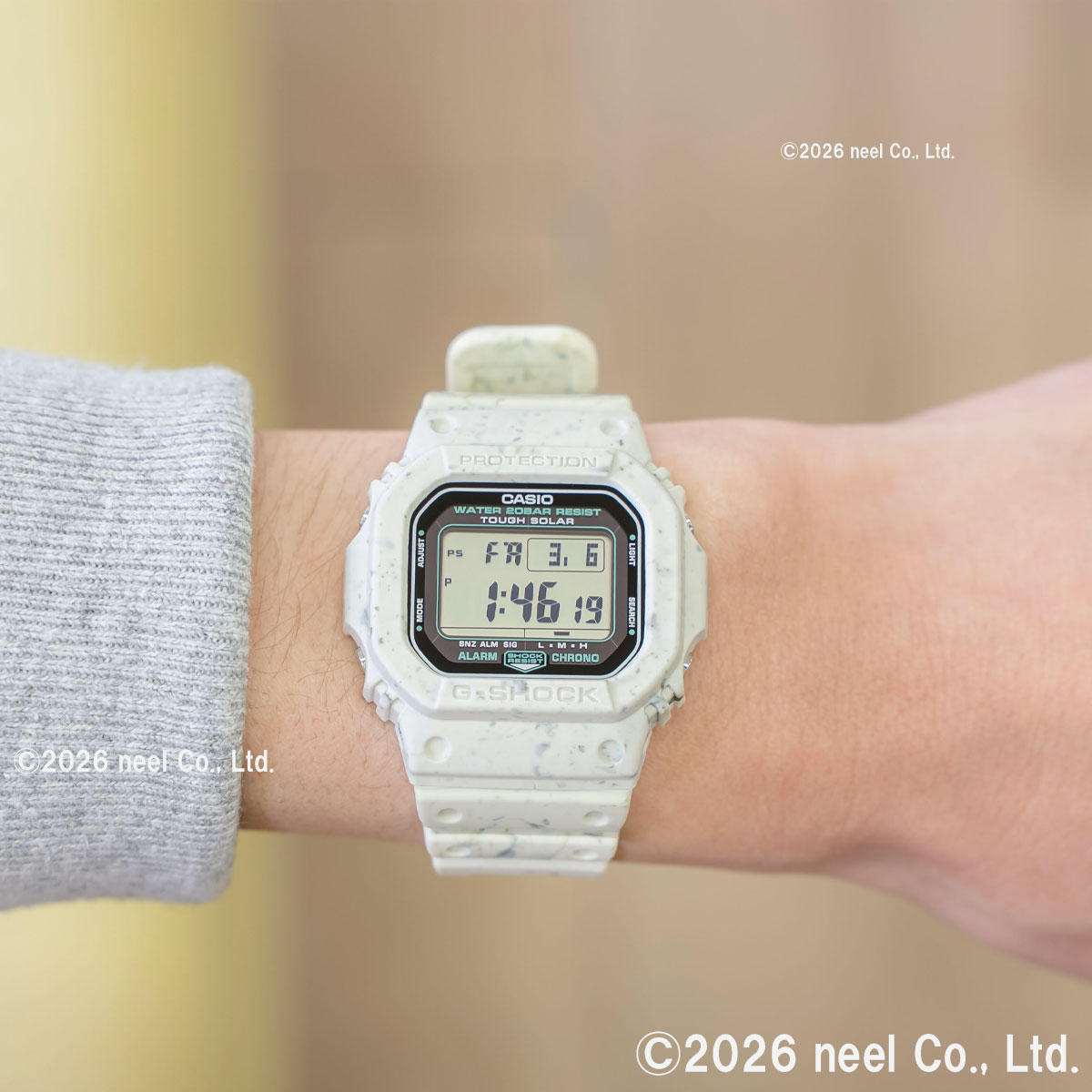 G-SHOCK Gショック ソーラー 腕時計 メンズ G-5600BG-5JR ベージュ