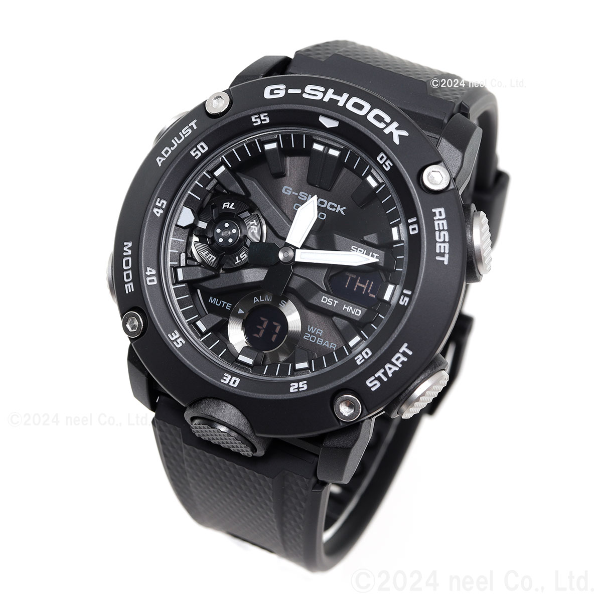 カシオ アナデジウォッチGA-2000S-1AJF 美品 G-SHOCK Gショック 腕時計 メンズ GA-2000S-1AJF ジーショック : neel