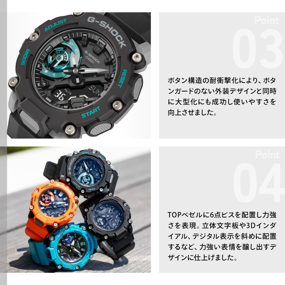 G-SHOCK Gショック 腕時計 メンズ GA-2200M-1AJF ジーショック : neel