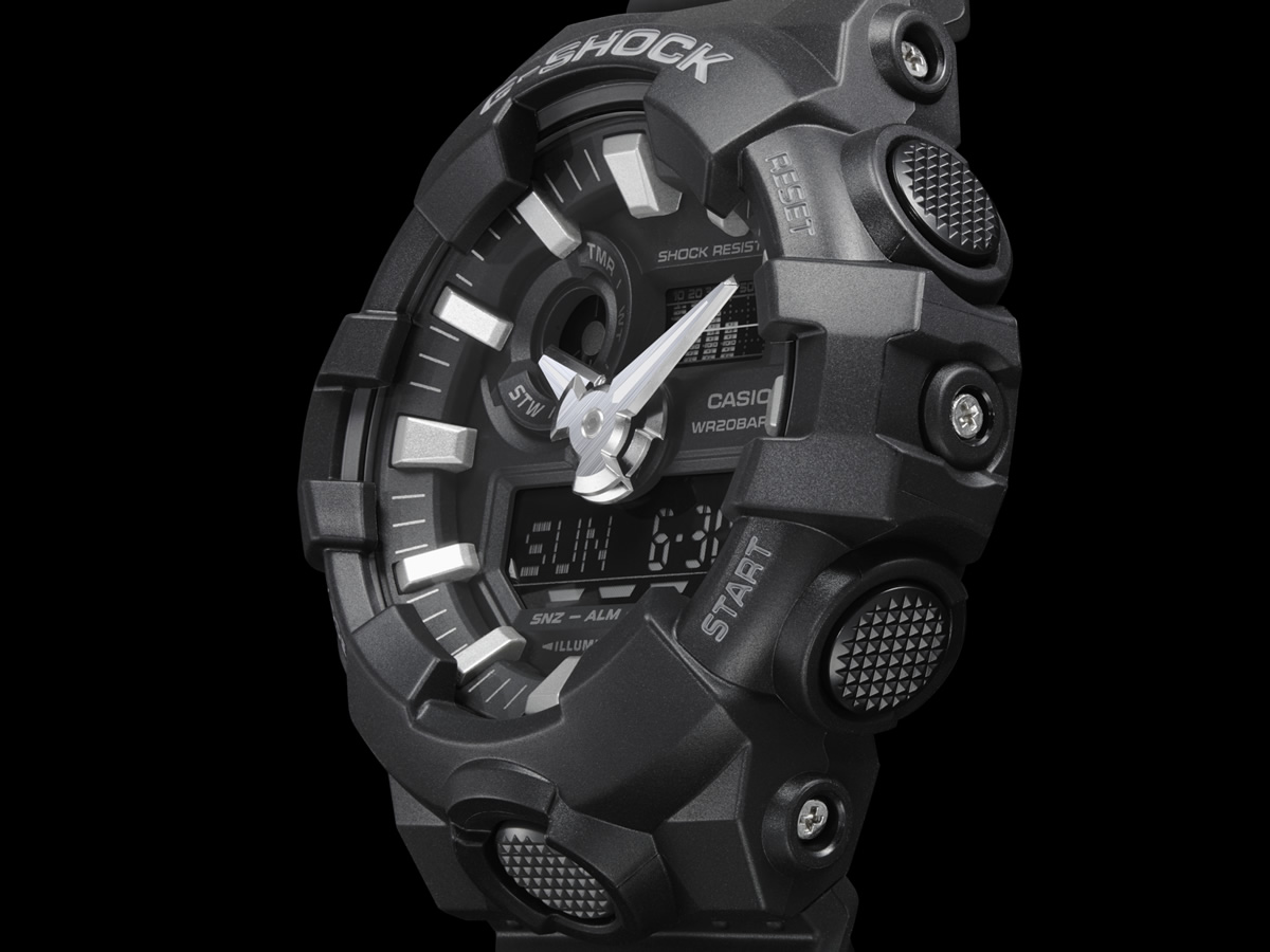 Gショック G-SHOCK 腕時計 メンズ 黒 ブラック GA-700-1BJF カシオ ジーショック