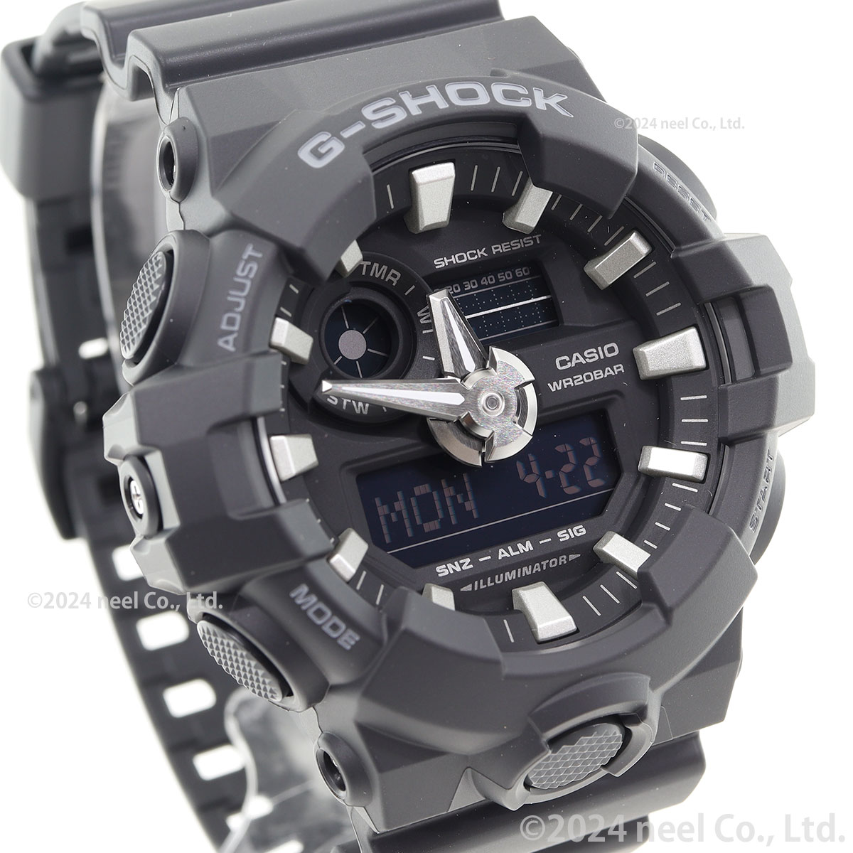 Gショック G-SHOCK 腕時計 メンズ 黒 ブラック GA-700-1BJF カシオ ジーショック